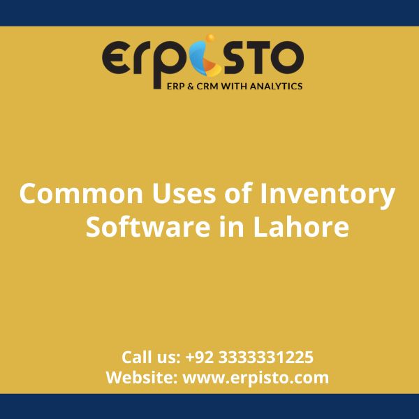 Common Uses of Inventory Software in Lahore