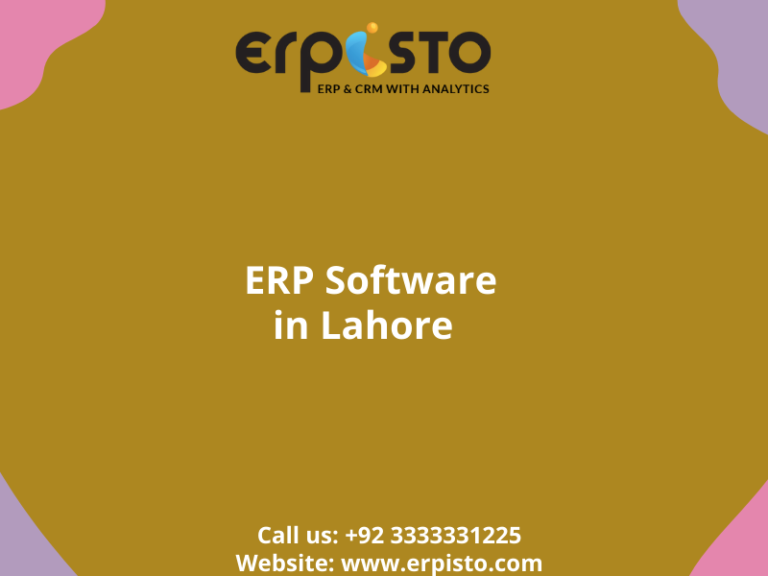 Why ERP Software in Lahore Are Important For Your Business?