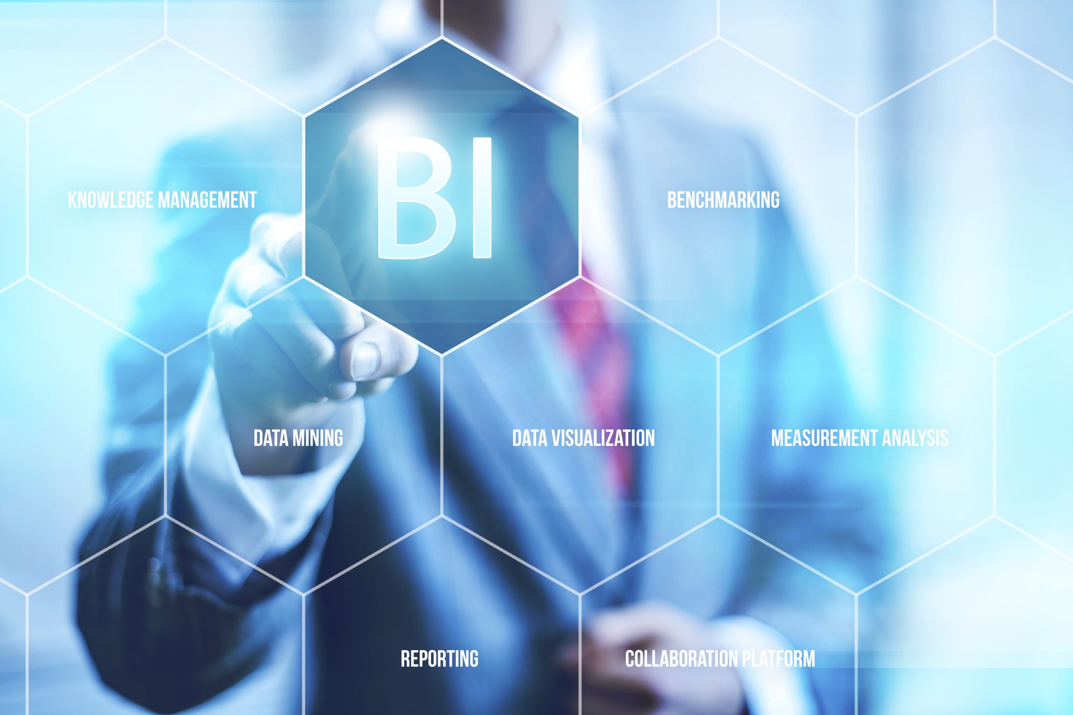 What are the key industries adopting BI in Saudi Arabia?