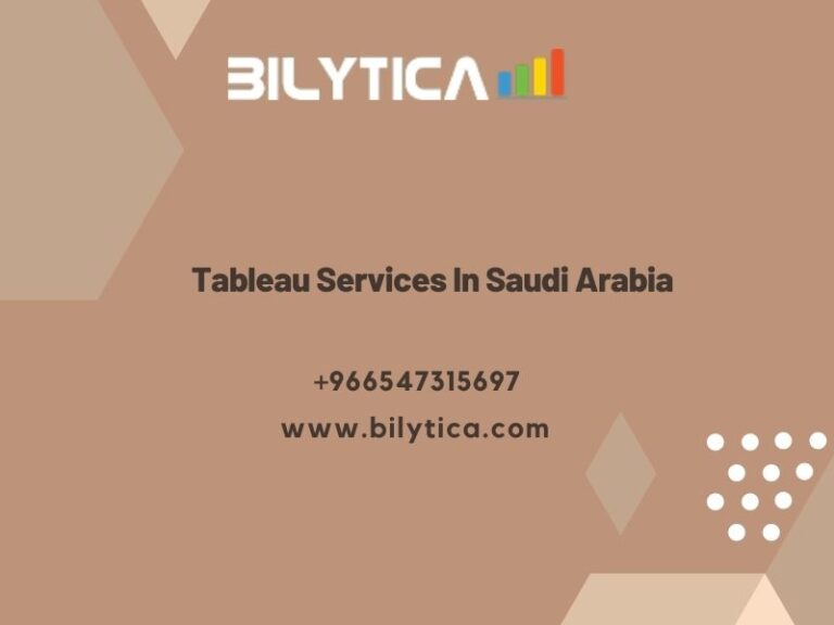 Tableau Services In Saudi Arabia Integration With R System